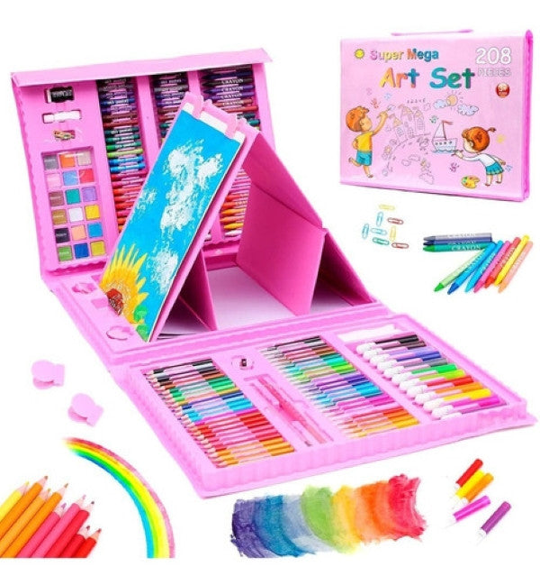 Set De Arte Maleta Niños 208 Piezas