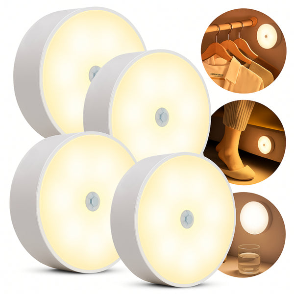 Luz LED Inteligente con Sensor – ¡Se enciende sola!"